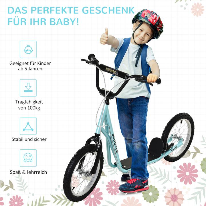 Produktbild Homcom Kinderscooter mit Handbremse