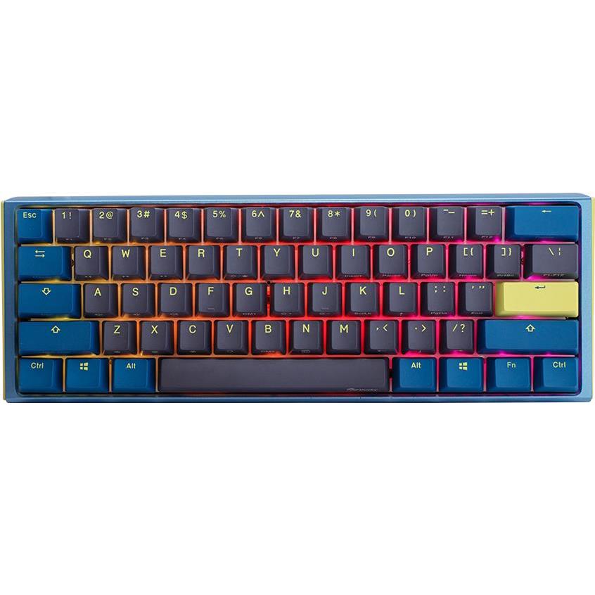 Ducky One 3 Daybreak Mini (DE, Kabelgebunden), Tastatur, Blau, Grau