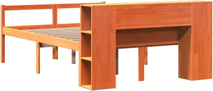 Image du produit vidaXL Bett mit Regal (140 x 190 cm)
