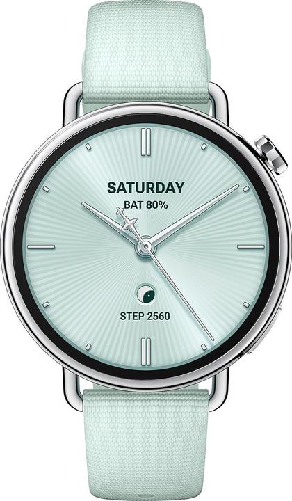 Produktbild Xiaomi Watch S4 41mm Fluororubber Strap Mint Green, BHR080CGL (41 mm, Fluororubber)