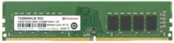 Actual product image Transcend JetRAM (1 x 32GB, 2666 MHz, DDR4-RAM, DIMM)