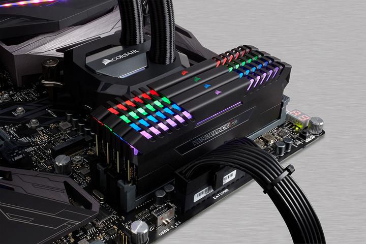 Image du produit Corsair DDR4 Vengeance RGB LED (4 x 8GB, 3000 MHz, RAM DDR4, DIMM)