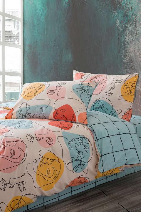 Productafbeelding L'essentiel Modern Ranforce Double Quilt Cover Set (Dekbedovertrek, 200 x 220 cm)