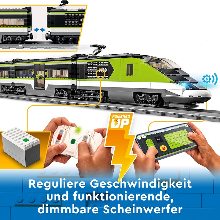 Actual product image LEGO Passenger express train (60337, LEGO City, LEGO Powered UP)