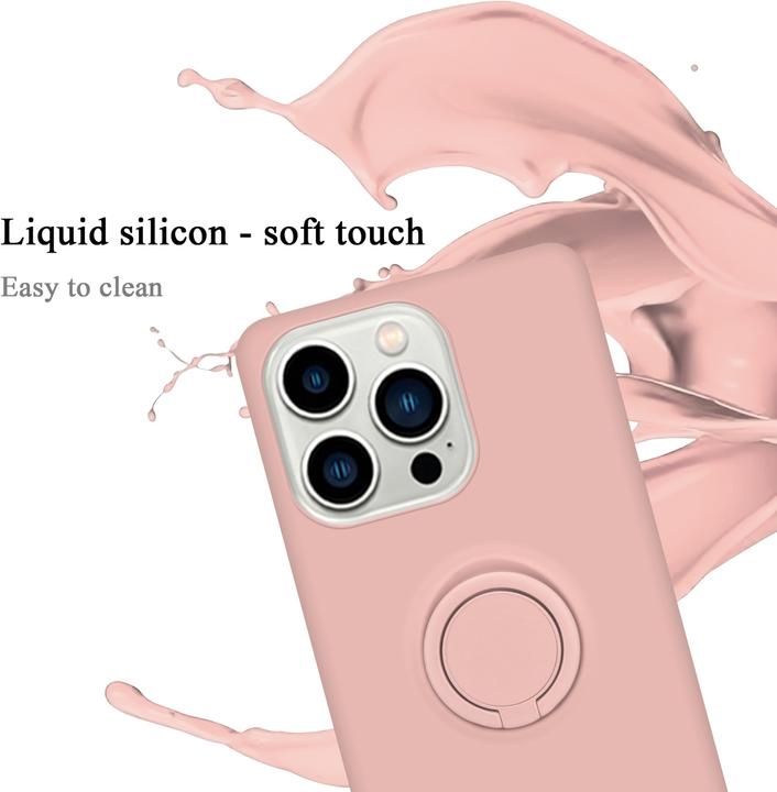 Immagine prodotto Cadorabo Custodia per Apple iPhone 14 PRO MAX in TPU Liquid Ring in stile custodia in silicone (Apple iPhone 14 Pro Max)