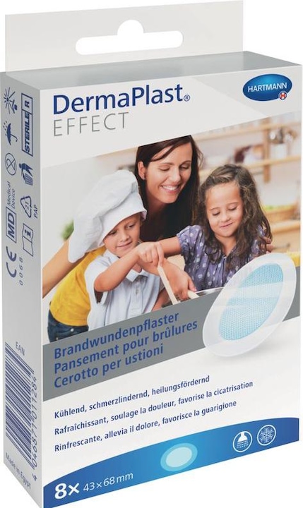 Produktbild DermaPlast Effect Brandwundenpflaster (8 x)