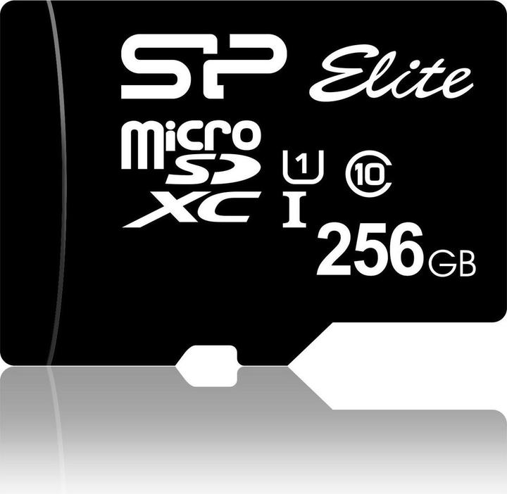 Actual product image Silicon Power elite (256 GB, microSDXC, U1, UHS-I)