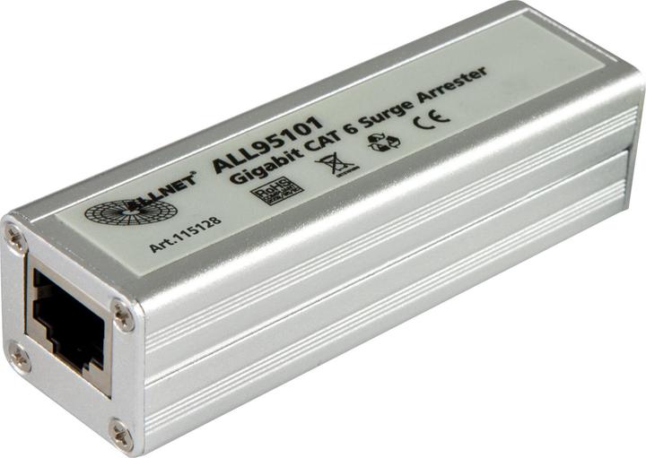 Actual product image Allnet ALL95101 TP Cat 6 / ADSL / VDSL / ISDN Lightning / Surge Protection