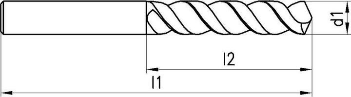 Actual product image Titex Twist drill (2.5 mm)