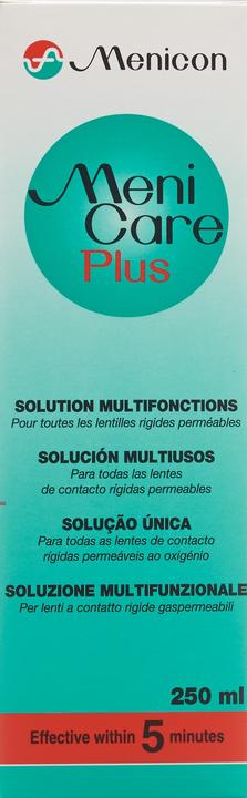Produktbild Menicon MeniCare Plus (Peroxid-System, 250 ml)