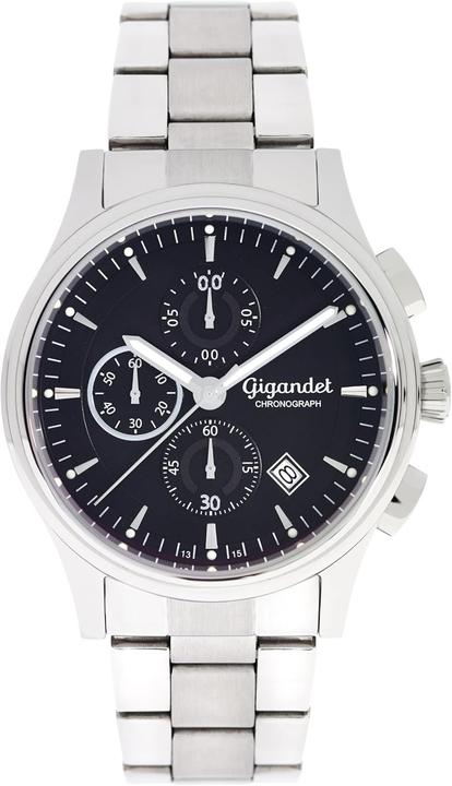 Immagine prodotto Gigandet Elegante cronografo impermeabile 50 m, cassa in acciaio inox, movimento al quarzo giapponese