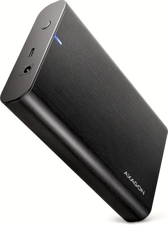 Axagon EE35-A6C RAW HDD enclosure, USB-C 3.0, SATA 6G, 3.5 / 2.5 inch - black (2.5", 3.5")