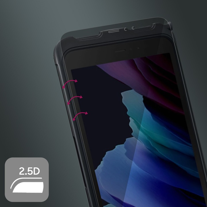 Actual product image 4smarts Second Glass 2.5D (1 Piece, Galaxy Tab Active 3 8.0 (2020))