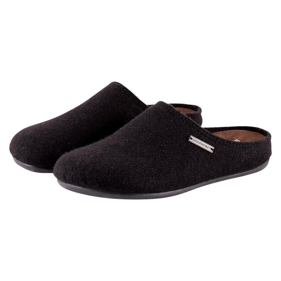 Shepherd Of Sweden, Mannen, Pantoffels, Jon Pantoffels, Zwart, (42)
