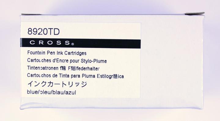 Actual product image Cross Ink cartridge blue 6pcs. (6 Piece, Blue)