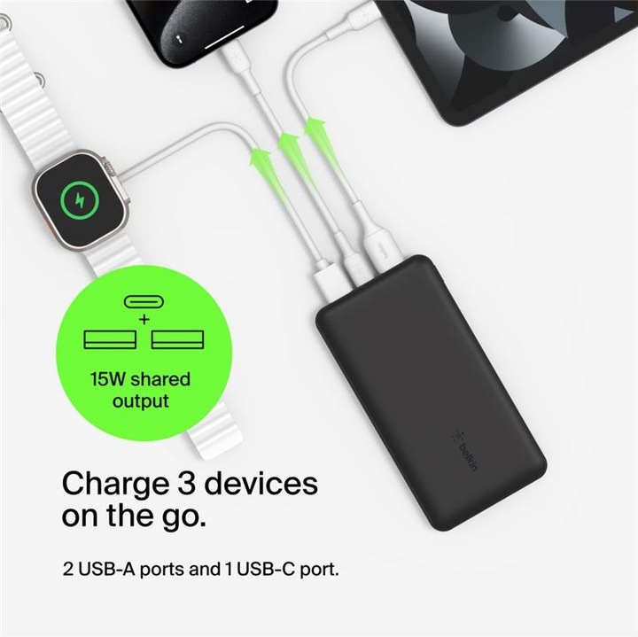 Actual product image Belkin Boost Charge (20000 mAh, 15 W, 74 Wh)