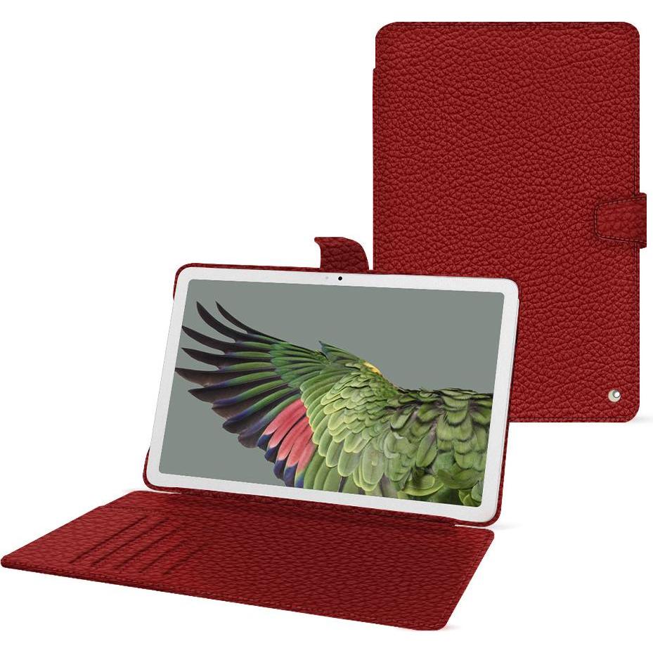 Thumbnail - Noreve Lederschutzhülle Google Pixel Tablet (Google Pixel Tablet), Tablet Hülle, Rot