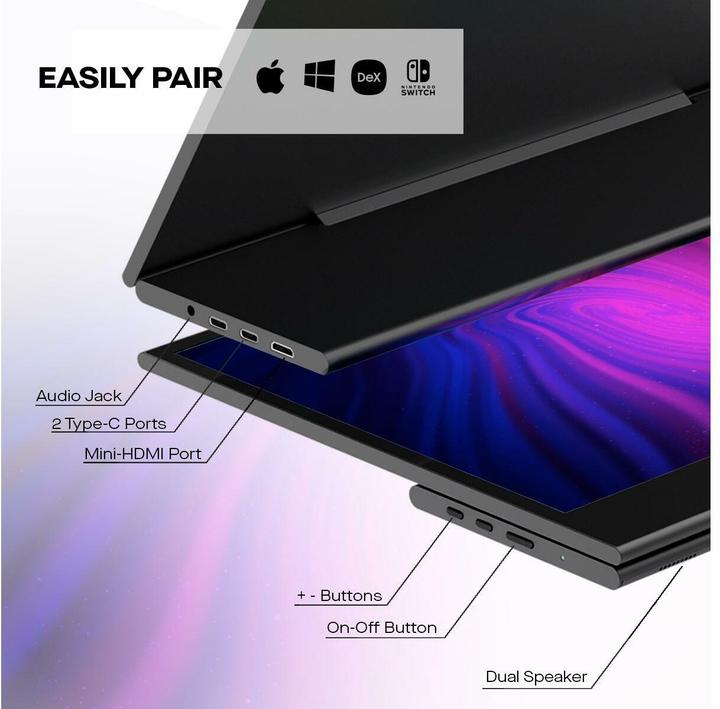 Actual product image Mobile Pixels Glance (1920 x 1080 pixels, 16")