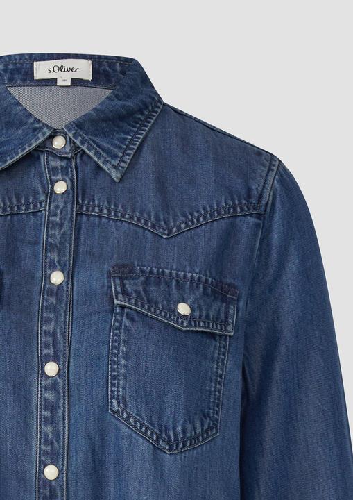 Immagine prodotto s.Oliver Bluse Denimshirt mit seidigem Touch (34)
