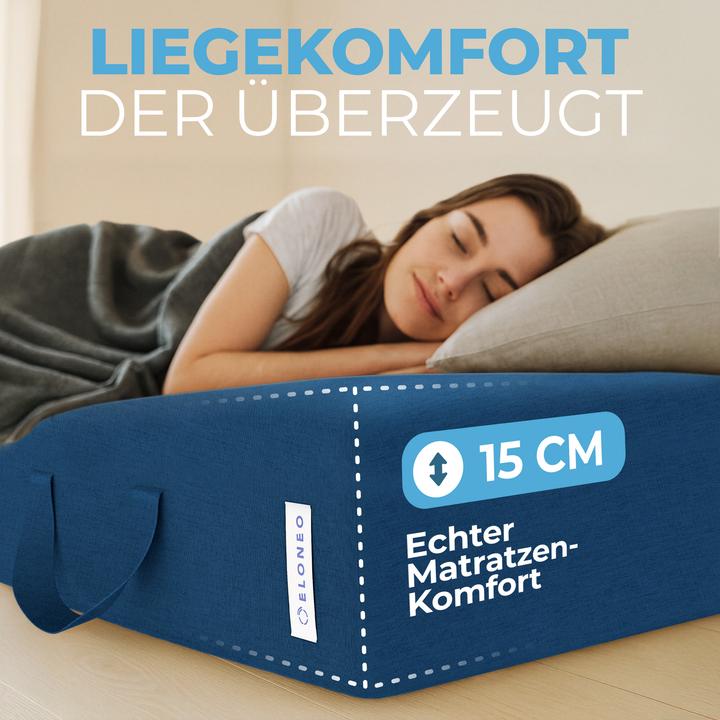 Actual product image Bestschlaf Klappbare Gästematratze (Foam core, 90 x 200 cm)