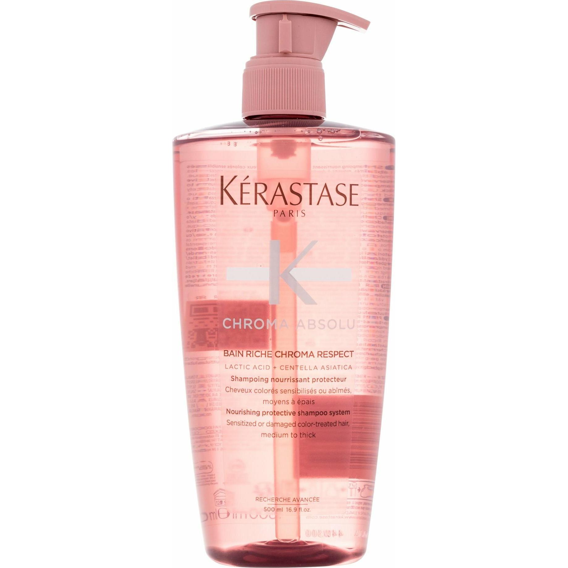 Kérastase, Shampoo, Bain Riche Chroma Respect (500ml) (500 ml, Shampoo liquido)