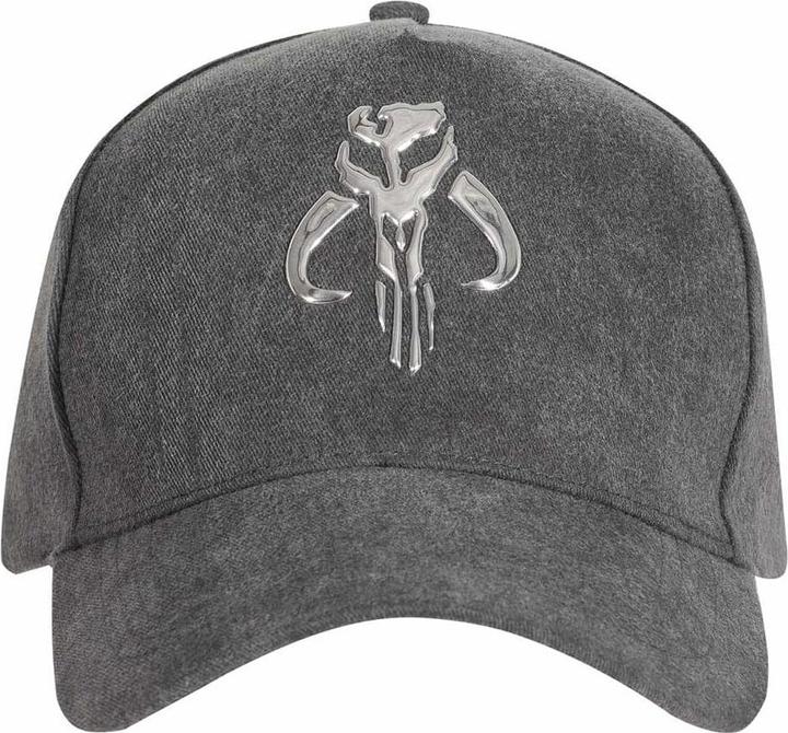 Produktbild Heroes Inc Star Wars The Mandalorian Baseball Cap Silver Crest