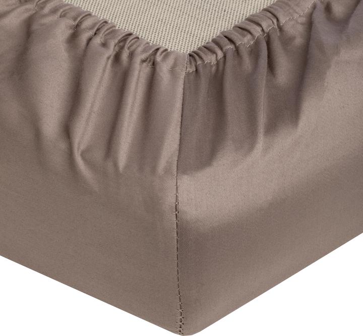 Immagine prodotto Domoletti LENZUOLO MATRIMONIALE SATEEN 140X200+25 TAUPE (140 x 200 cm)