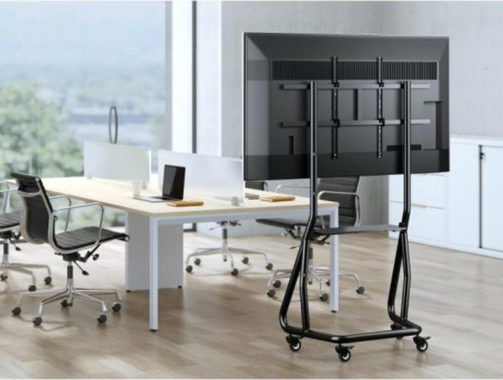 Produktbild equip TV-Wagen 60"-105"/100kg 1TFT mit Höhenverstellung grau (105", 100 kg)
