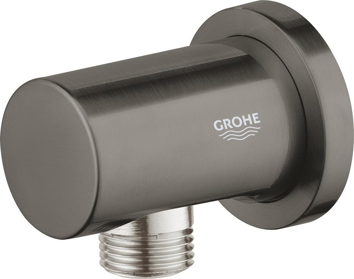Actual product image Grohe Wall connection bend Rainshower 1/2" rd Ros ha graph bent