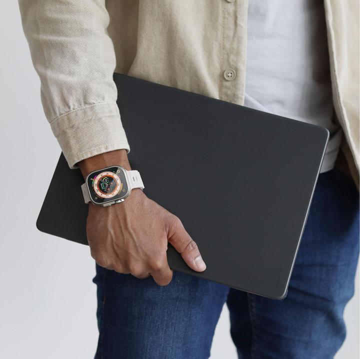 Image du produit Vonmählen Notebook-Hardcover Clear 14, Matt Black (14", Apple)