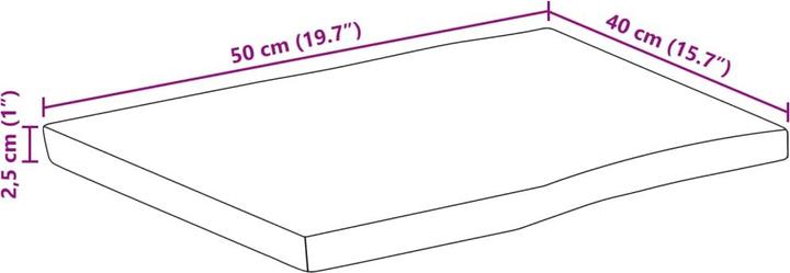 Immagine prodotto vidaXL Tischplatte (40 x 40 cm)