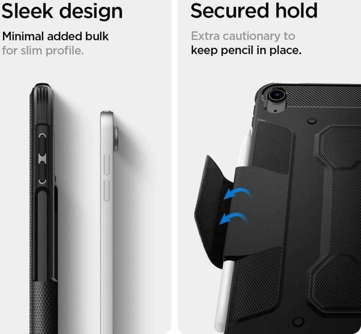 Actual product image Spigen RUGGED ARMOR quotPROquot IPAD AIR 4 2020 (IPad Air 4th Gen. 2020, iPad Air 2022 (5th Gen))