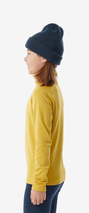 Produktbild Wedze Skiunterwäsche Funktionsshirt Kinder hoher Kragen - BL 500 gelb (128)