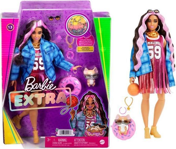 Produktbild Barbie Extra Puppe Basketball-Look