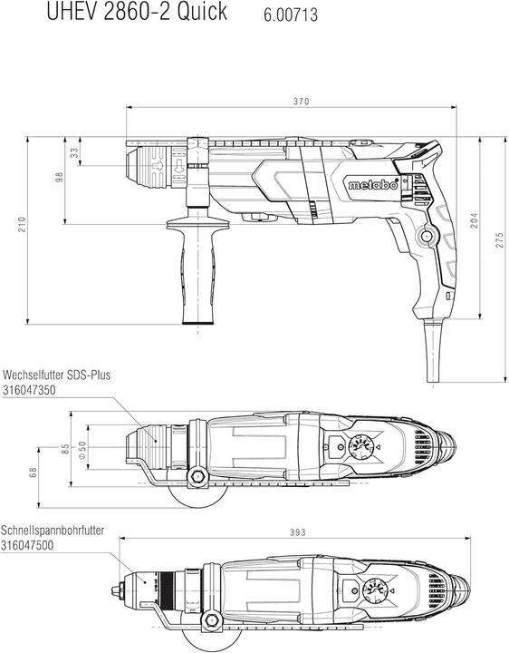 Image du produit Metabo UHEV 2860-2 Rapide