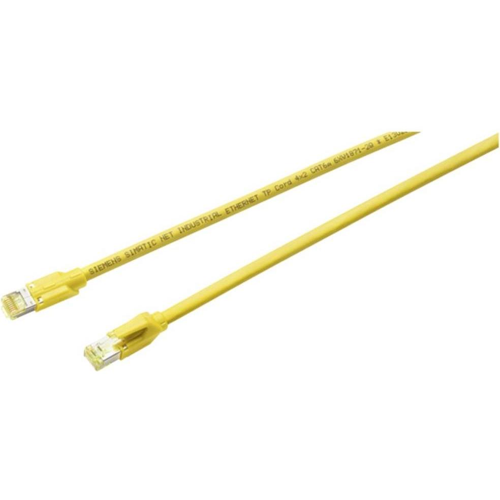 Siemens IE TPCordRJ45/RJ45, Cavo + Spina elettrica, Giallo