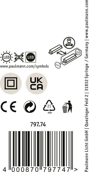 Produktbild Paulmann Puric Pane (400 lm)