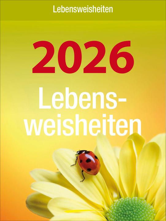 Produktbild Lebensweisheiten 2026 (12 x 16 cm)