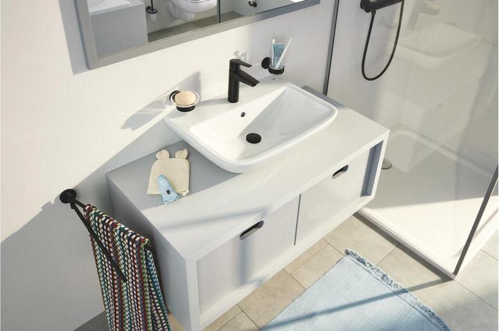 Produktbild Grohe Start QuickFix Lavaboarmatur M-Size, Push-Open, inkl. 3-in-1 Tool, wassersparend, mattschwarz