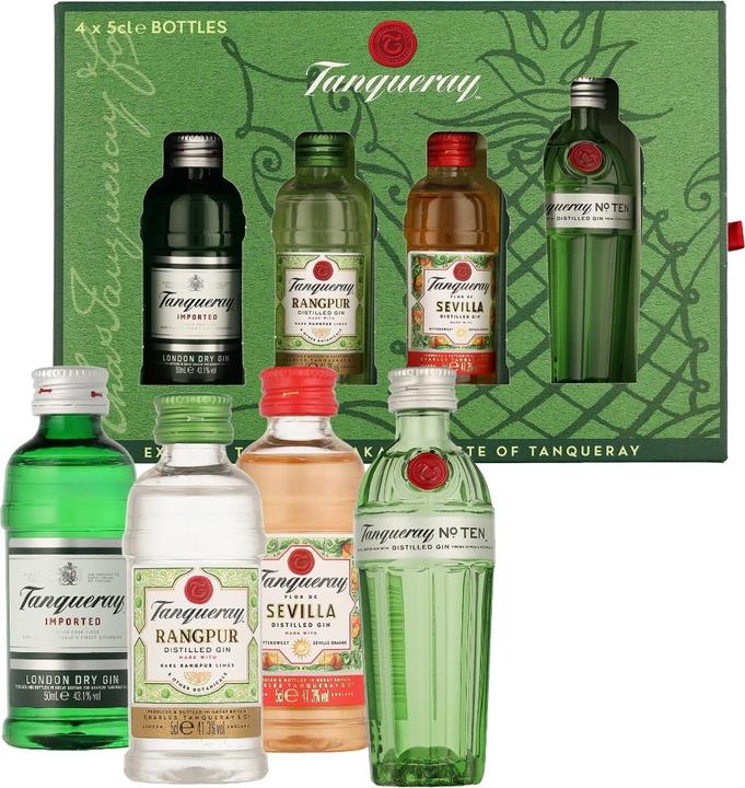 Produktbild Tanqueray Exploration Gin Pack 4x5cl (4 x 5 cl)