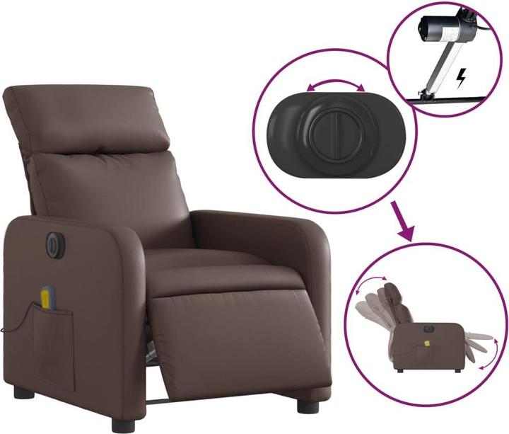 Image du produit vidaXL elektrischer Massagesessel