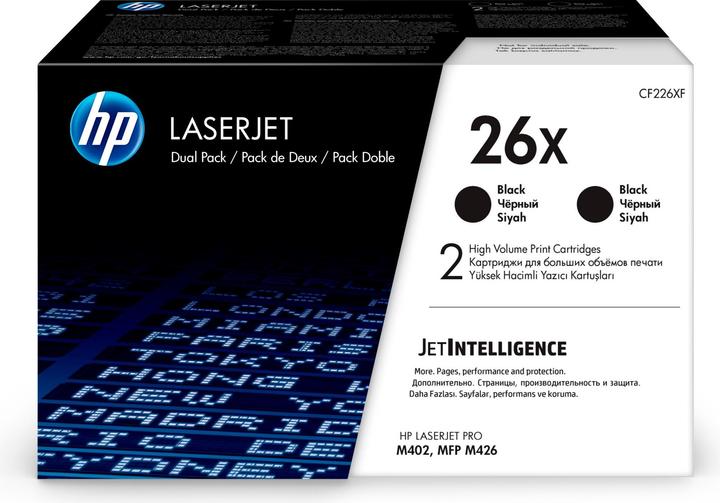 Immagine prodotto HP 26X (BK) pacchetto doppio (FC)