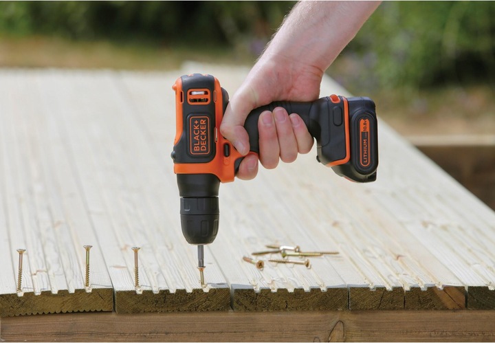 Actual product image Black & Decker & Decker BDCD12 Without key (Rechargeable battery operated)