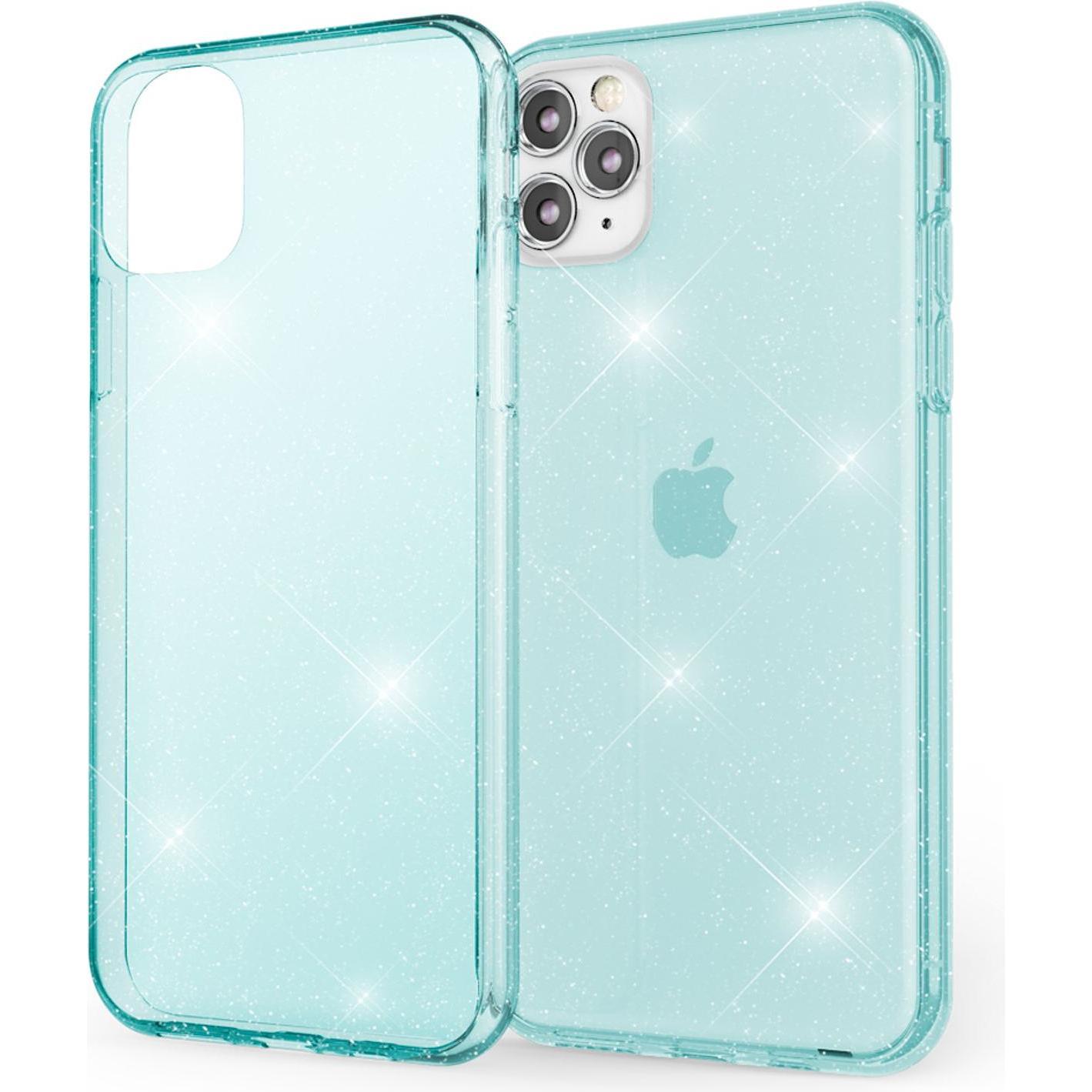 Thumbnail - Nalia Klare Glitzer Silikon Hülle (Apple iPhone 11 Pro), Smartphone Hülle, Blau