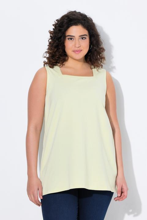 Produktbild Ulla Popken Longtop, Classic Fit, Carré-Ausschnitt, ärmellos (62)