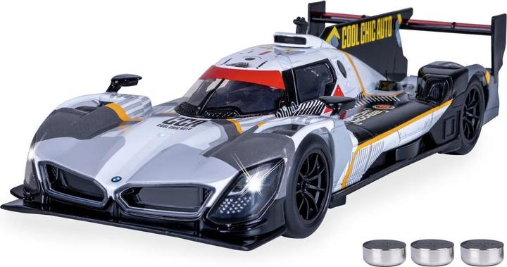 Grau BMW M Hybrid V8 Diecast 1:24 inkl. Knopfzellen