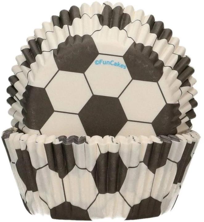 Produktbild FunCakes Muffin Backform Fussball 48 Stück (5 cm)