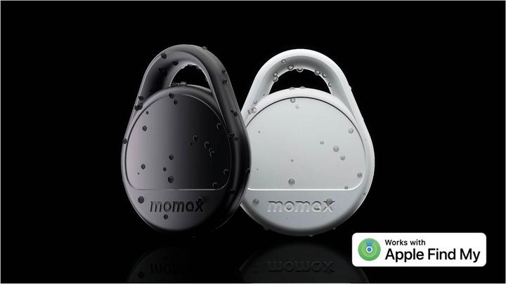 Actual product image Momax Pinpop Duo Find My Locator (Black)