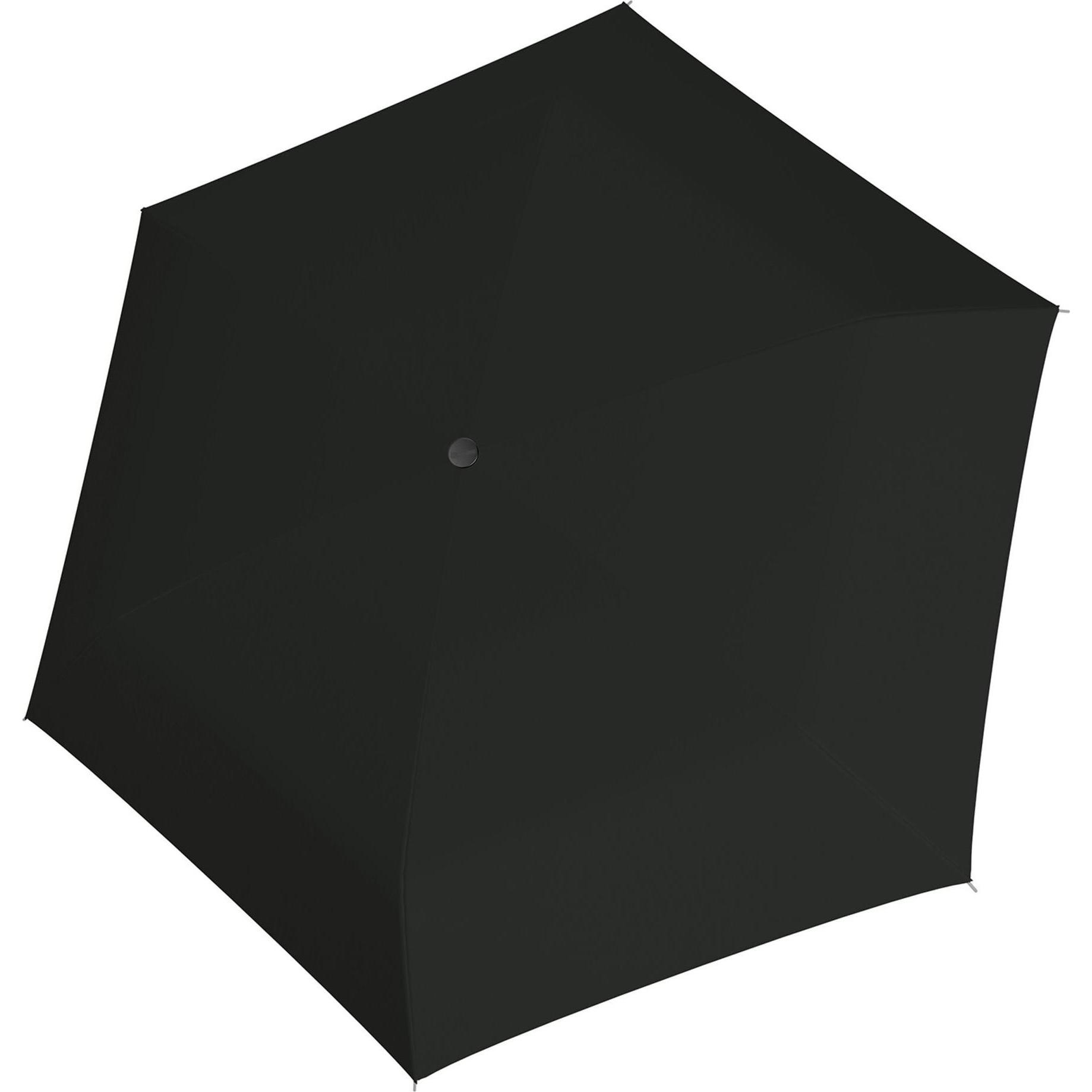 Doppler, Donne, Ombrello, Ombrello tascabile Fibre Mini Compact 16 cm, Nero