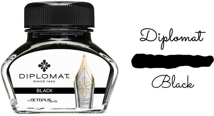 Image du produit Diplomat Verre à encre noir 30ml (Noir)